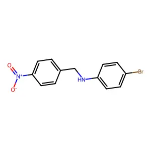 4-bromo-N-(4-nitrobenzyl)aniline structure