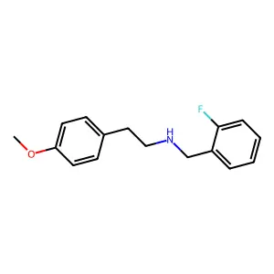 (2-Fluorobenzyl)[2-(4-methoxyphenyl)ethyl]amine structure