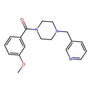 (3-Methoxyphenyl)-[4-(pyridin-3-ylmethyl)piperazin-1-yl]methanone structure