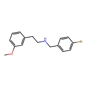N-(4-bromobenzyl)-2-(3-methoxyphenyl)ethanamine structure