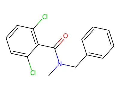 N-benzyl-2,6-dichloro-N-methylbenzamide structure