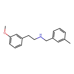 2-(3-methoxyphenyl)-N-(3-methylbenzyl)ethanamine structure