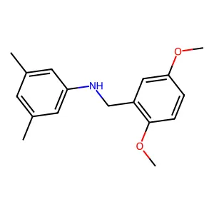 N-(2,5-dimethoxybenzyl)-3,5-dimethylaniline structure
