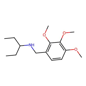 N-(2,3,4-三甲氧基苄基)戊-3-胺 structure