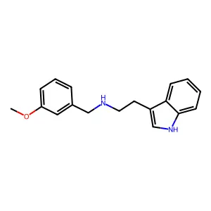 2-(1h-Indol-3-yl)-n-(3-methoxybenzyl)ethanamine structure