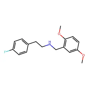 (2,5-Dimethoxybenzyl)[2-(4-fluorophenyl)ethyl]amine structure