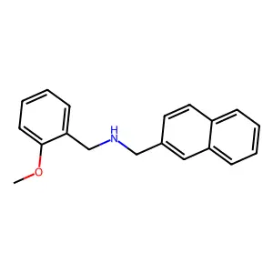 (2-Methoxybenzyl)(2-naphthylmethyl)amine structure