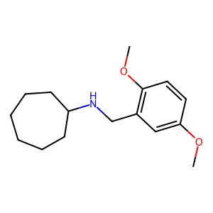 N-(2,5-dimethoxybenzyl)cycloheptanamine structure