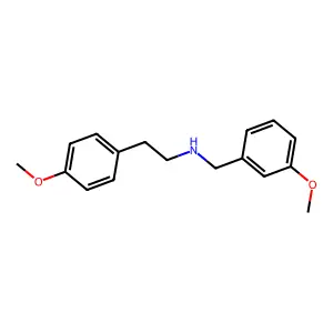(3-Methoxybenzyl)[2-(4-methoxyphenyl)ethyl]amine structure