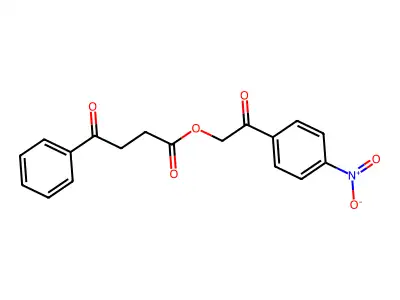 2-(4-Nitrophenyl)-2-oxoethyl 4-oxo-4-phenylbutanoate structure