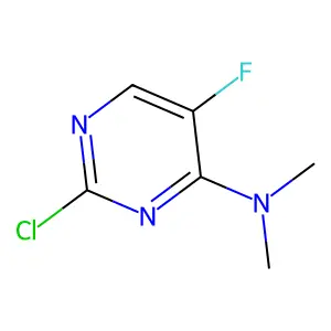 2-Chloro-4-(dimethylamino)-5-fluoropyrimidine structure