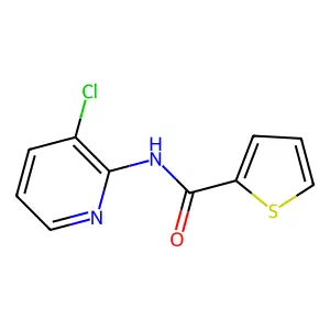 N-(3-chloropyridin-2-yl)thiophene-2-carboxamide structure