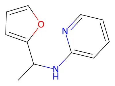 N-(1-(furan-2-yl)ethyl)pyridin-2-amine structure