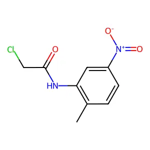 2-chloro-N-(2-methyl-5-nitrophenyl)acetamide structure