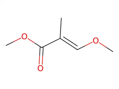 Methyl 3-methoxy-2-methyl-acrylate structure