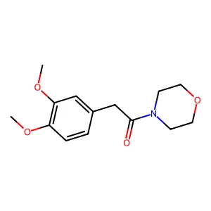4-[(3,4-Dimethoxyphenyl)acetyl]morpholine structure