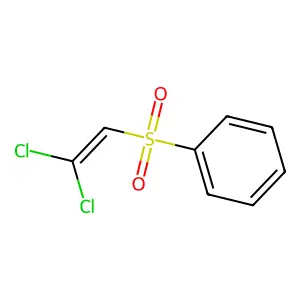 2,2-Dichloroethenylsulfonylbenzene structure