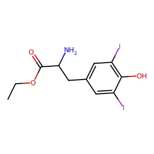 3,5-Diiodo-L-tyrosine ethyl ester structure