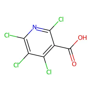 2,4,5,6-Tetrachloro-3-pyridinecarboxylic acid structure