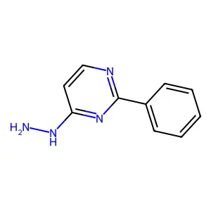 4-Hydrazino-2-phenylpyrimidine structure