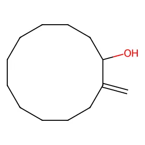 2-Methylidenecyclododecan-1-ol structure
