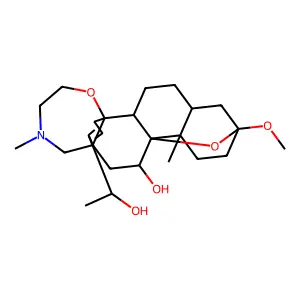 Batrachotoxinin A, 7,8-dihydro-O3-methyl-, (8beta,20xi)- structure