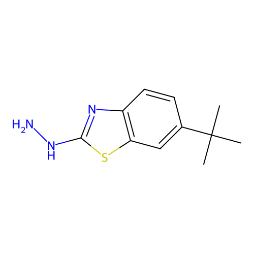 2(3H)-Benzothiazolone,6-(1,1-dimethylethyl)-,hydrazone(9CI) structure