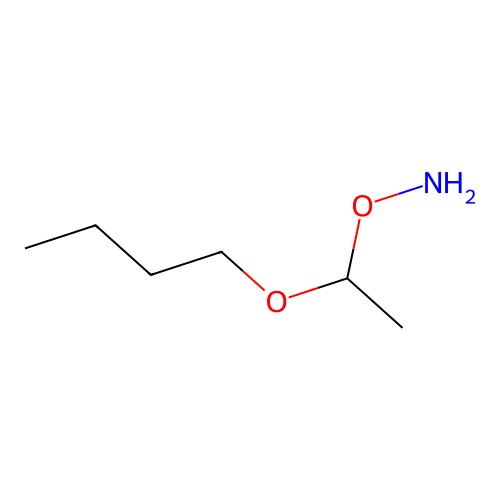 o-(1-Butoxy-ethyl)-hydroxylamine structure