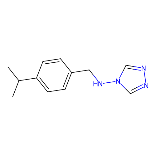 (4-Isopropyl-benzyl)-[1,2,4]triazol-4-yl-amine structure