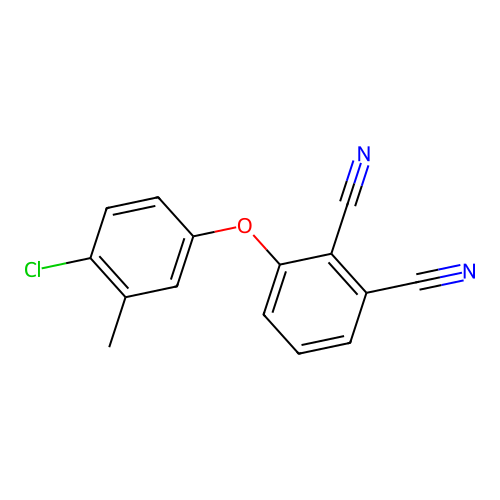 3-(4-Chloro-3-methylphenoxy)phthalonitrile structure