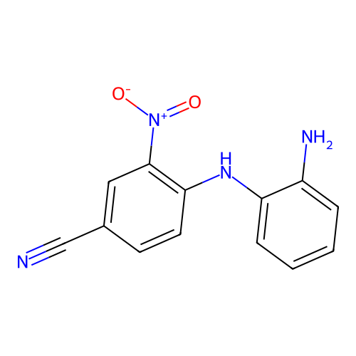 4-(2-Aminoanilino)-3-nitrobenzonitrile structure