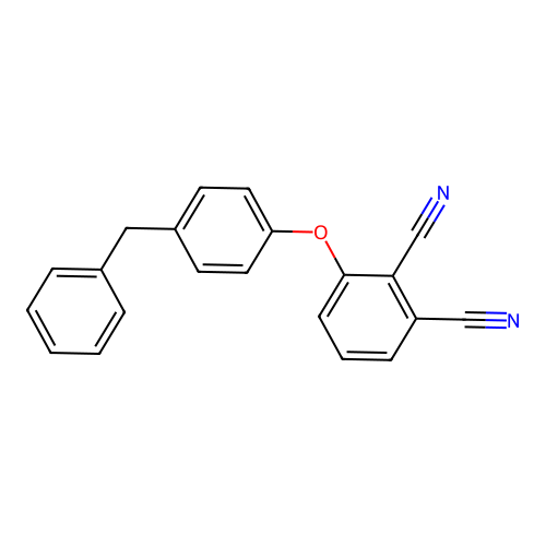 3-(4-Benzylphenoxy)phthalonitrile structure