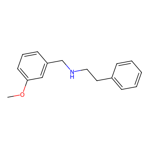 (3-Methoxy-benzyl)-phenethyl-amine structure