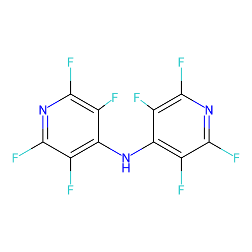 2,3,5,6-tetrafluoro-N-(2,3,5,6-tetrafluoro-4-pyridinyl)-4-pyridinamine structure