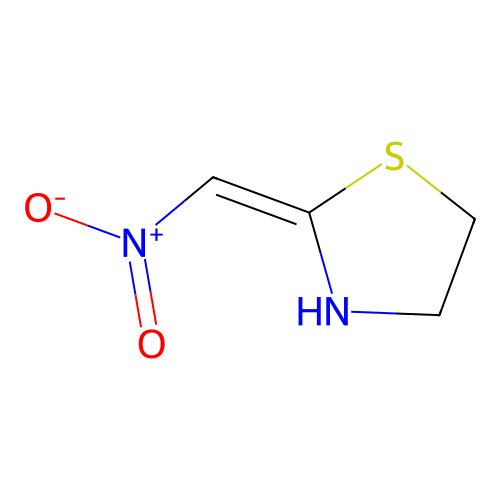 Thiazolidine, 2-(nitromethylene) structure