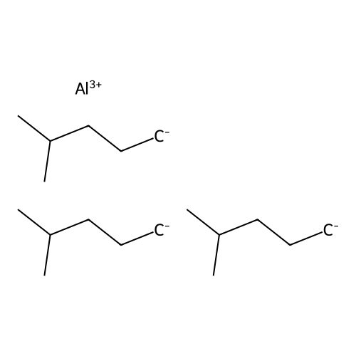 Aluminum tris(2-methylpentane) structure
