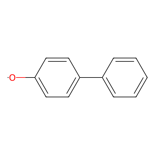 4-phenylphenoxyl radical structure