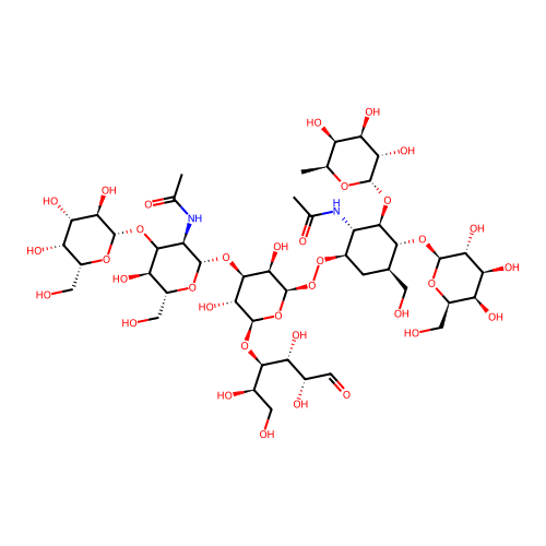 Monofuco-lacto-N-hexaose structure