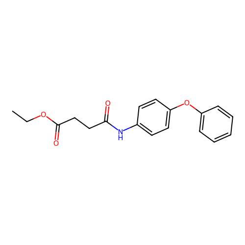 Ethyl 4-oxo-4-[(4-phenoxyphenyl)amino]butanoate structure