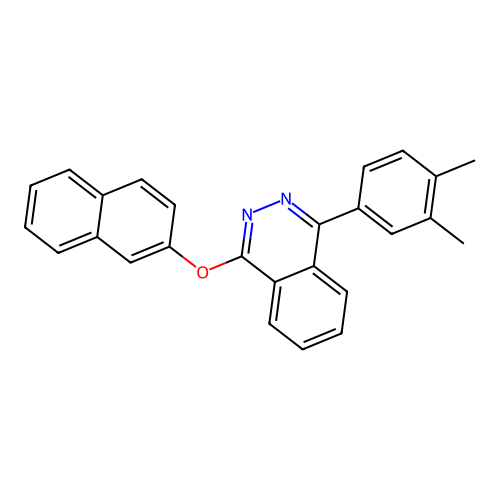 1-(3,4-Dimethylphenyl)-4-(naphthalen-2-yloxy)phthalazine structure