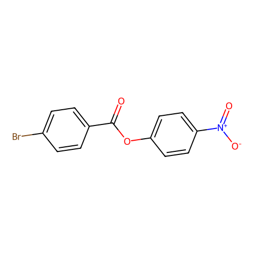 4-Nitrophenyl 4-bromobenzoate structure