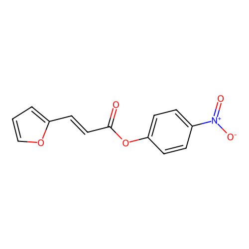 (4-nitrophenyl) (E)-3-(furan-2-yl)prop-2-enoate structure