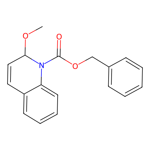 Benzyl 2-methoxyquinoline-1(2H)-carboxylate structure