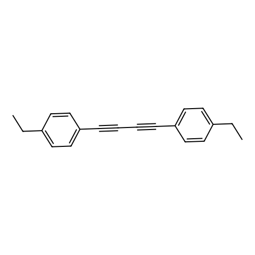 Benzene, 1,1'-(1,3-butadiyne-1,4-diyl)bis[4-ethyl- structure