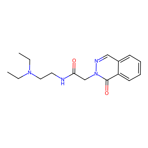 N-(2-(diethylamino)ethyl)-2-(1-oxophthalazin-2(1H)-yl)acetamide structure