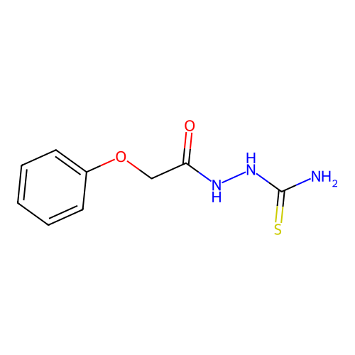 2-(Phenoxyacetyl)hydrazinecarbothioamide structure