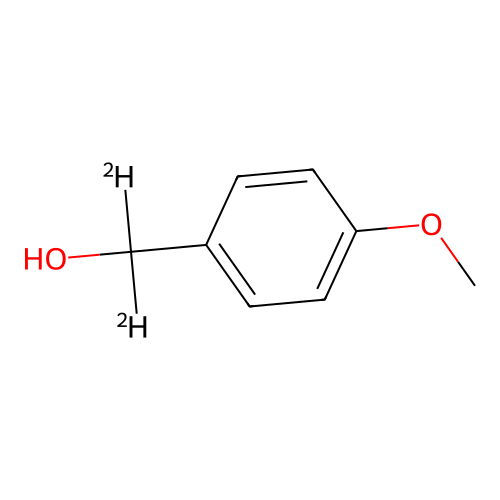 4-Methoxybenzyl-alpha,alpha-D2 alcohol structure