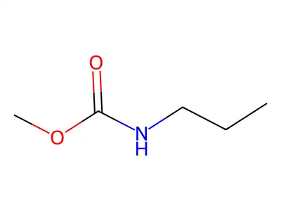 Methyl propylcarbamate structure