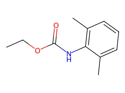 Ethyl N-(2,6-dimethylphenyl)carbamate structure