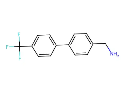 4-(4-Trifluoromethylphenyl)benzylamine structure